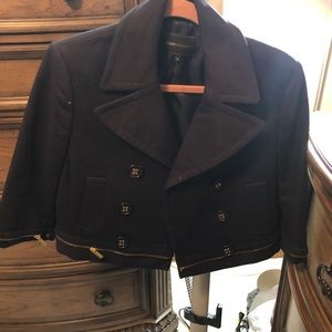 BCBG blazer with detachable sleeves